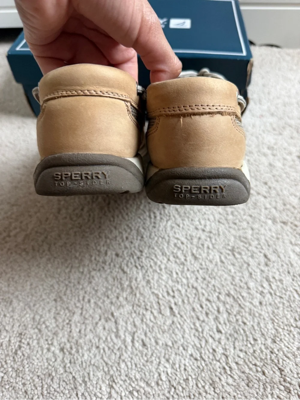 Sperry Casual Leather Boat Shoes in Tan